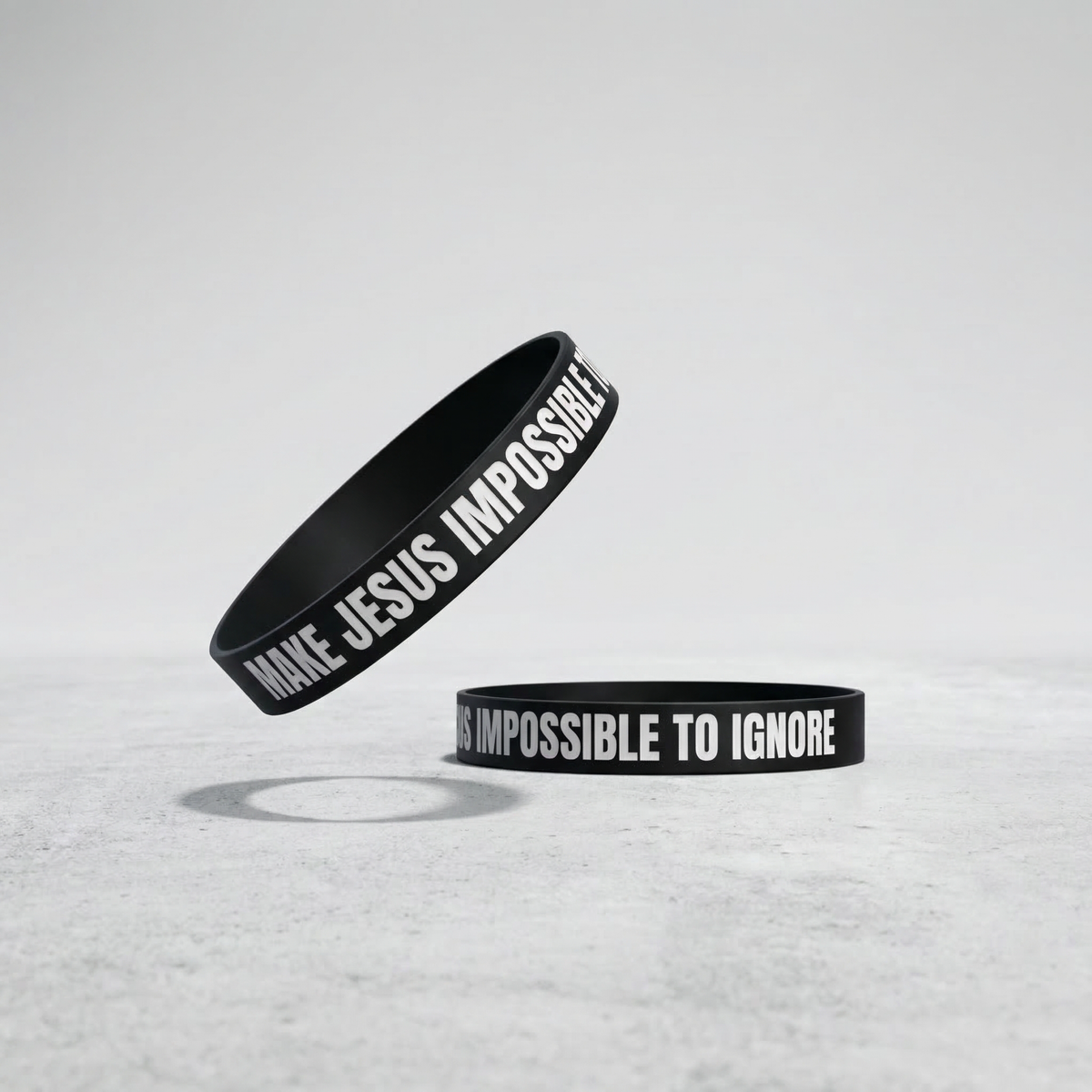 'Make Jesus Impossible to Ignore' Wristbands