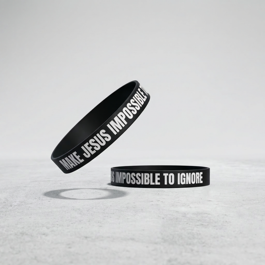 'Make Jesus Impossible to Ignore' Wristbands